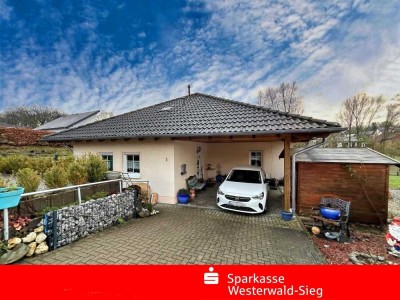 Weyerbusch, sehr gepflegter Bungalow in absolut ruhiger Lage mit Carport