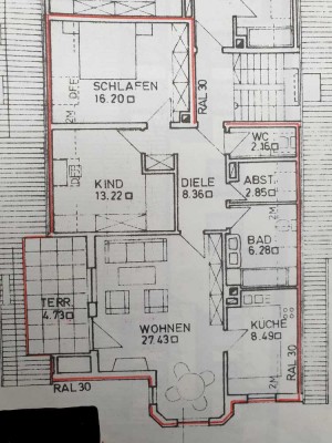 Stilvolle, sanierte 3,5-Dachgeschosswohnung mit Terrasse - möbliert - nähe Uniklinik