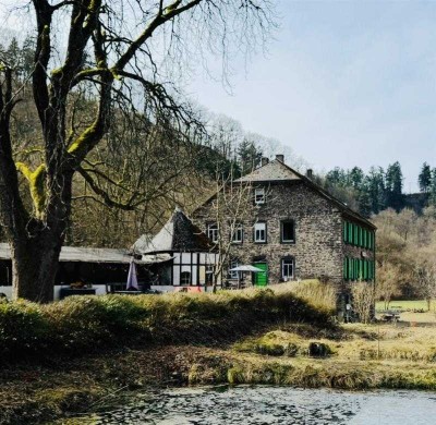 Forellenhof in Vallendar - mit Teiche, Weideland und Bach - Mitten im Wald am Traumpfad