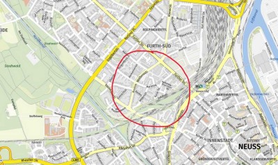 Helle 2-Zimmer-Wohnung mit Balkon in Neuss