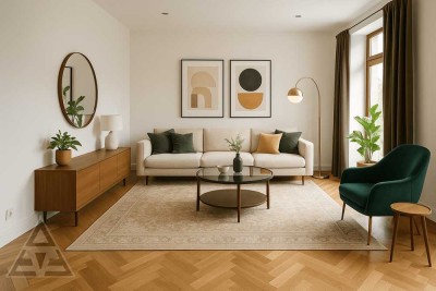 Stilvolle kernsanierte Altbau-Perle mit Balkon in Bestlage Düsseldorf!