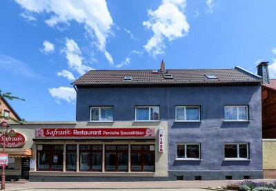 Thale/Harz! Erst 2019 modernisiertes Restaurant+ Betreiberwohnung mit Dachterrasse +Gäste-Wohnung!
