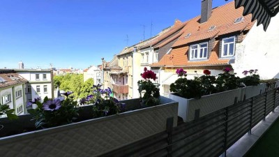 Moderne Penthouse-Wohnung mit Balkon im Herzen von Leipzig
