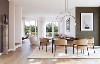 *Wohnen wie im eigenen Haus – Traumhafte EG-Maisonettewohnung mit Garten & Terrassen zum Erstbezug*