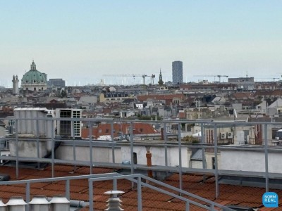 Luxuriöse Dachmaisonette mit Terrassen und Wienblick