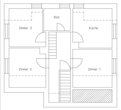 Attraktive und vollständig renovierte 3-Zimmer-Maisonette-Wohnung in Friesenheim