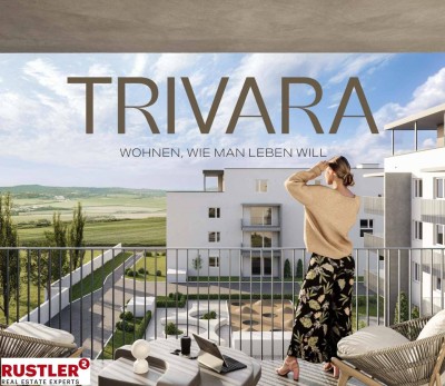 TRIVARA - Wohnen, wie man leben will - Smarte 2 Zimmer Wohnung mit Loggia