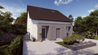 MODERNES ZWEIFAMILIENHAUS MIT VIELSEITIGEM GRUNDRISS