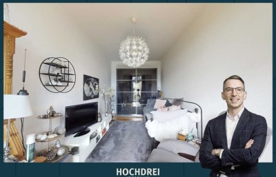 Gemütliche, vermietete 1 Zimmer Wohnung mit Balkon zum Kauf in Mainz-Gonsenheim