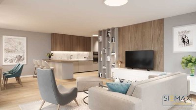 Wohnung Nr. 1: Familienparadies über zwei Ebenen mit einem großzügigen Garten