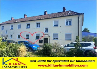 KILIAN IMMOBILIEN!  2 bis 3 ZI. ETW MIT 46 M² IM ERDGESCHOSS EINES 4-P.-HAUSES IN ROTH! GARTENANTEIL