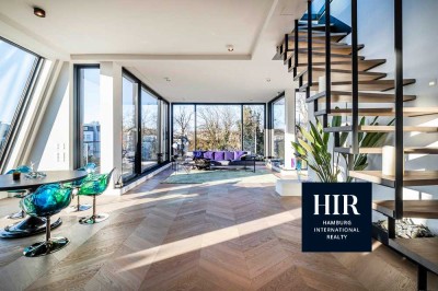 Exquisites Penthouse mit natürlichem Licht und ansprechendem modernen Design