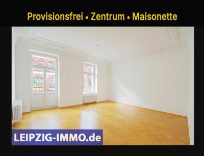 Zentrum * seltene Gelegenheit * provisionsfreie und stilvolle Maisonette ETW * Stuck * Parkett * Bal