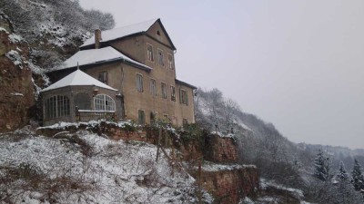 Weinbergvilla im Großjenaer Blütengrund mit 4,7 ha Grundstück und Weinbergen direkt an der Saale