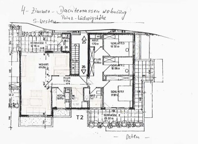 Geschmackvolle 4-Zimmer-Terrassenwohnung mit gehobener Innenausstattung mit EBK in München Solln