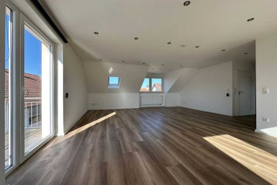 Modern Living - 3,5 Zi. Neubauwohnung mit Balkon, Dachboden, Keller & PKW Stellplatz