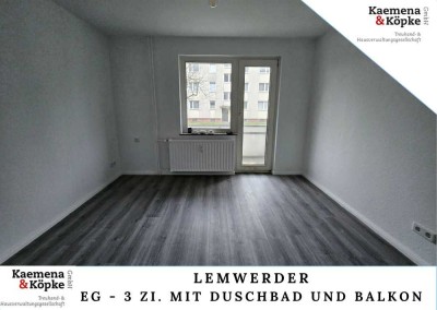 Frisch renovierte 3 Zimmer mit Balkon und nagelneuer Einbauküche