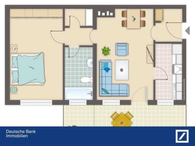 Solide Erdgeschosswohnung mit Terrasse & Stellplatz +Trier Ehrang