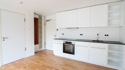 Attraktives, möbliertes 1-Zimmer Apartment mit Terrasse und Garten Nähe Perlacher Forst