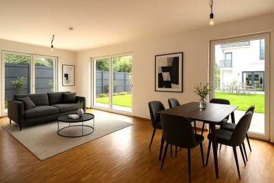 Isernhagen-Süd Erstbezug: Fußbodenheizung, große Terrasse mit Garten, TG, u.v.m.