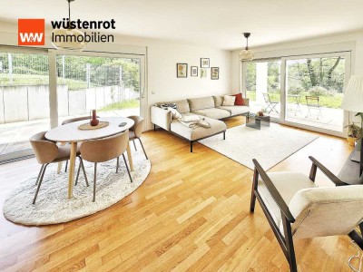 Die City-Edelwohnung in Gelnhausen! 3-ZKB, Aufzug, Terrasse, Parkett, Gartenanteil und barrierefrei!
