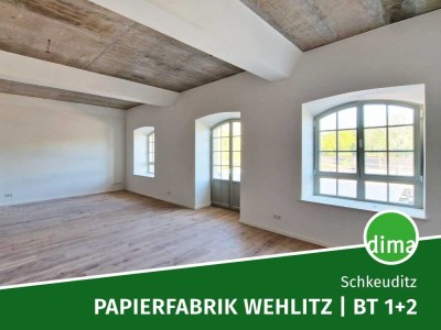 ERSTBEZUG sanierte Papierfabrik | Maisonette mit Dachterrasse und Balkon am Wasser, 2 Bädern u.v.m.