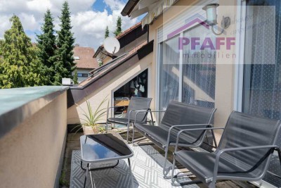 Zuhause ankommen in Worblingen! Vermietete 3 Zi.-Whg. im DG mit Balkon, Küche und 3 Stellplätzen