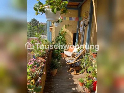 Tauschwohnung: 3 Zimmer Altbau mit großem Balkon in Leipzig Ost