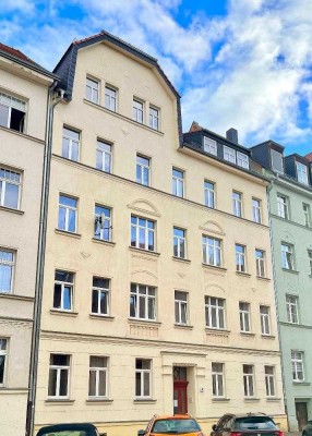 LEIPZIG-NEUSCHÖNEFELD * 3-ZIMMER WOHNUNG mit BALKON im SANIERTEN ALTBAU * VERMIETET * ZENTRAL GEL...