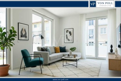 unmöblierte, barrierefreie 2-Zimmer-EG-Wohnung mit Südterrasse im beliebten und ruhigen Pankow