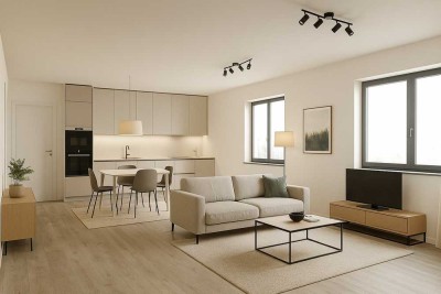 Helle 2-Zimmer-Wohnung in Sulzfeld mit Stellplätze