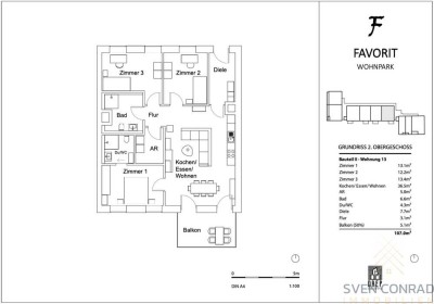 Neubau! Geräumige 4-Zimmer-Wohnung im Favorit Wohnpark