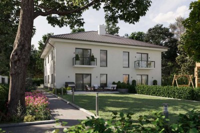 Ruhige Lage, inkl. Grundstück: Hochwertige Neubau-Doppelhaushälfte in Panketal