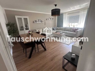 Tauschwohnung: Helle und große 3 Zimmer Wohnung schön geschnitten