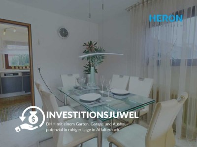 INVESTITIONSJUWEL - DHH mit einem Garten, Garage und Ausbaupotenzial in ruhiger Lage in Affalterbach