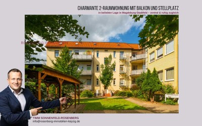 Wohnen mit Komfort: 2-Zimmer-Wohnung mit Balkon & Stellplatz in Magdeburg