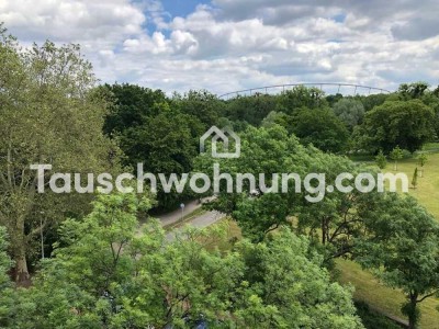 Tauschwohnung: Maisonette-Wohnung mit toller Aussicht