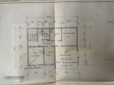 4 Zimmer Etagenwohnung mit Balkon und Gartennutzung