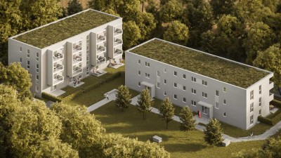 Geräumige 4-Zimmer-Neubauwohnung mit kleinem Garten