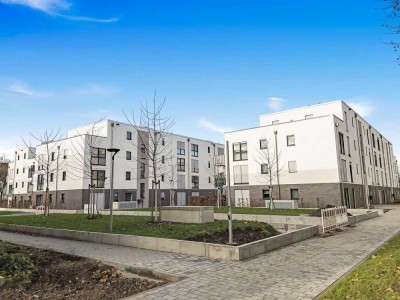 2-ZKB-Mietwohnung im Erdgeschoss mit Terrasse und Blick ins Grüne!