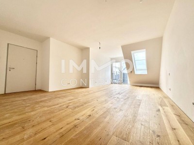 PROVISIONSFREI! modernes Single-Apartment mit 5 m² Balkon und praktischem Grundriss im Dachgeschoss