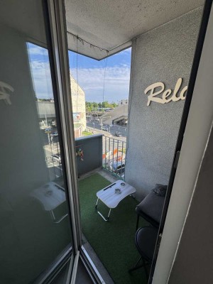 An der U-Bahn Station Muggenhof