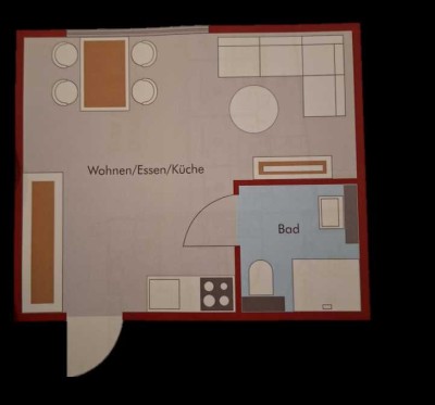 1,5-Zimmer Wohnung (Betreutes Wohnung) in 91257 Lauf an der Pegnitz