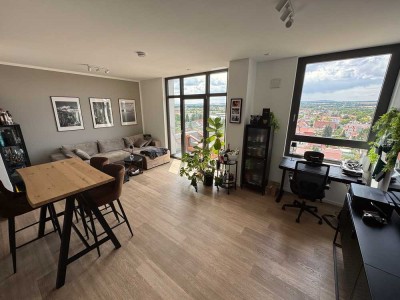 Moderne 2-Zimmer-Wohnung mit Balkon, Weitblick & Tiefgaragenstellplatz – Göttingen Südstadt