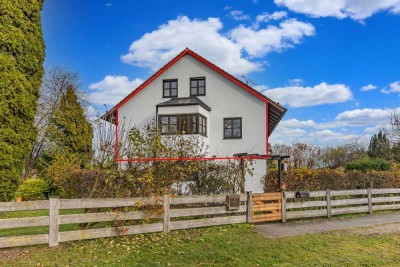 Wohngenuss auf 2 Ebenen: 3-4-Zimmer-Maisonette-Wohnung in idyllischer, ruhiger und grüner Lage.
