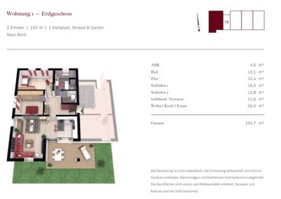 Geschmackvolle 3-Raum-EG-Wohnung mit Terrasse in Meißen