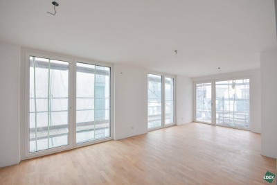 Erstbezug: Schöne 3-Zimmer-Wohnung mit Balkon