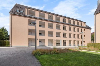 Seniorenwohnanlage Kögelhof: sofort bezugsfreie 2-Zimmer-EG-Wohnung mit Terrasse und TG-Stellplatz!