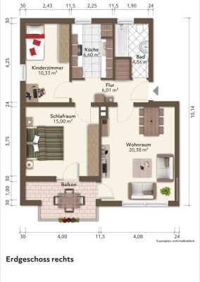 Hier wird aktuell Saniert! - Helle 3 Zimmer Wohnung in Erding