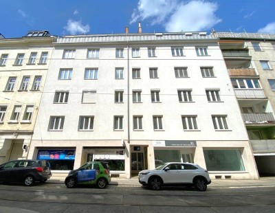 Teilsanierte, helle und geräumige 2-Zimmerwohnung - Nähe Kutschkermarkt